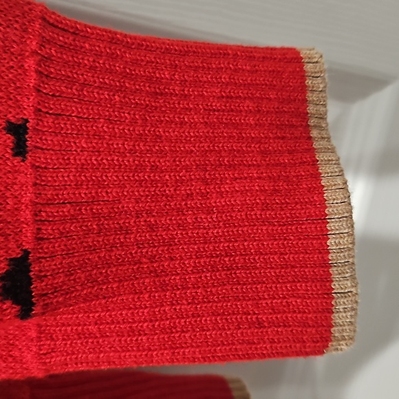 Charter Club Red Leopard Print Sweater - Picture 6 of 12